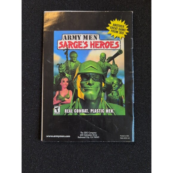 Army Men Air Combat N64 Instruction Manual - Picture 3 of 3